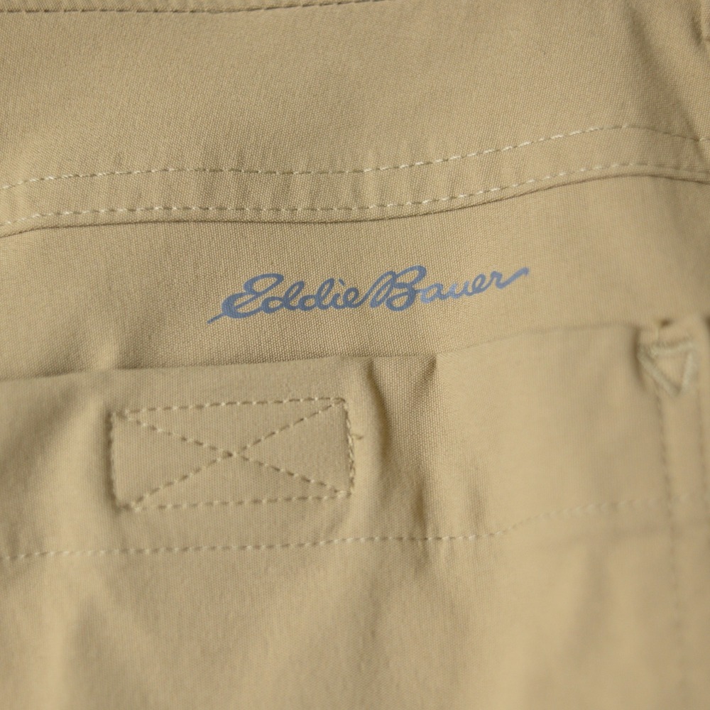 Eddie Bauer Ascend Pants Mens 32x30 Tan Hiking Outdoors Gorpcore Hiking Cargo - Picture 7 of 12